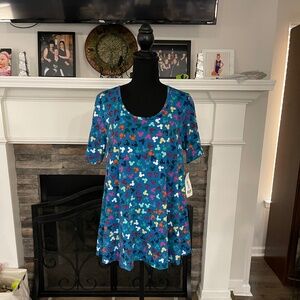 NWT's LulaRoe Disney Collection Small Mickie Heads Perfect T
